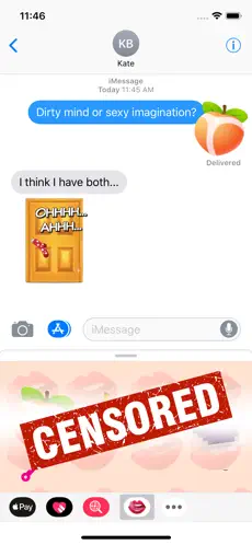 Captura 1 Dirtymojis Dirty Emoji Sticker iphone