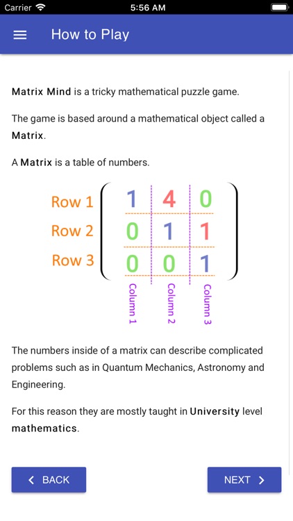 Matrix Mind