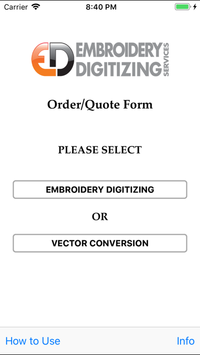 How to cancel & delete Embroidery Digitizing Services from iphone & ipad 2