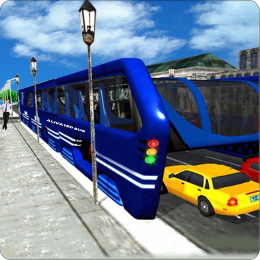 Extreme City Elevated Bus 3D