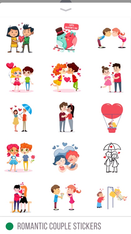 Romantic Couple Stickers