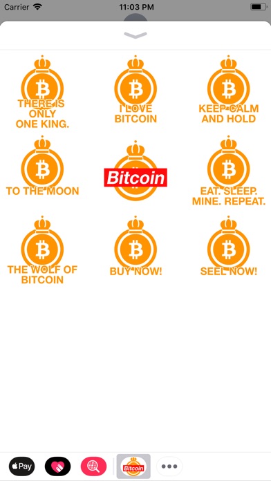 Bitcoin - Premium Stickers screenshot 2