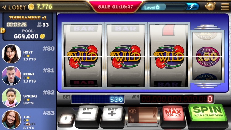 50x Cherry Slots Vegas