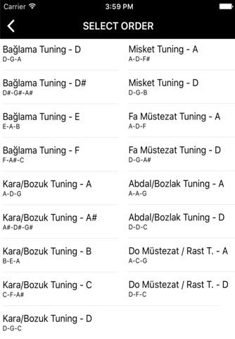 Saz Tuner - Baglama Akort App screenshot 3