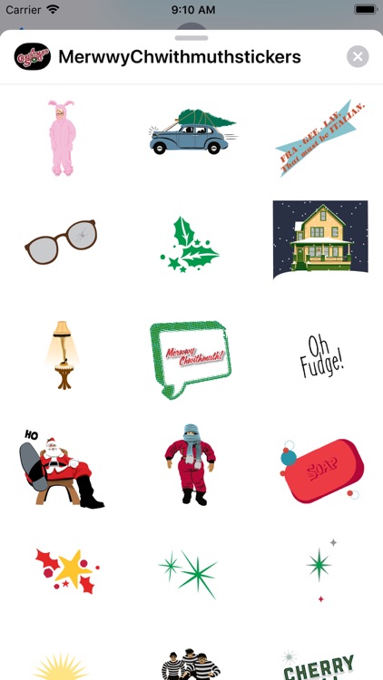 A Christmas Story stickers