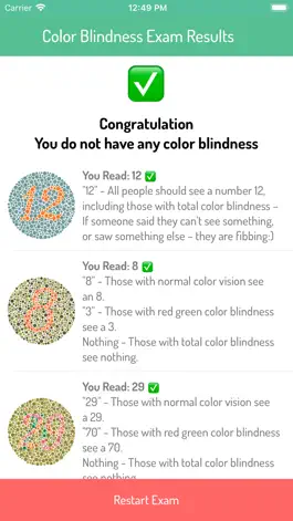 Game screenshot Color Blindness Exam apk