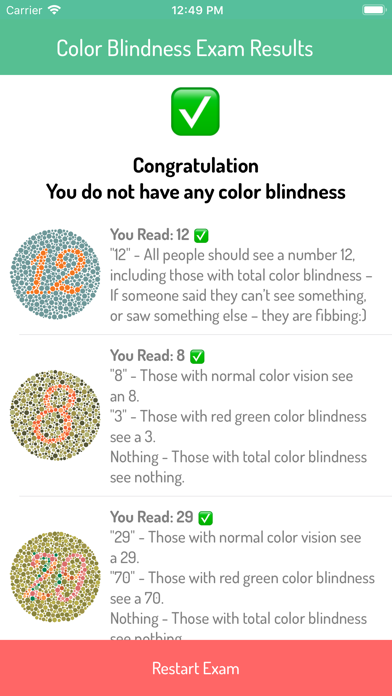 Color Blindness Exam screenshot 2