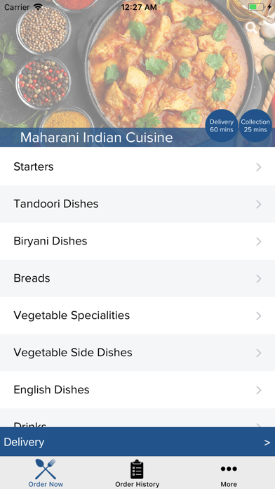 Maharani Indian Cuisine screenshot 2