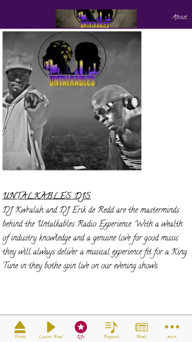 Untalkables Radio App screenshot 2