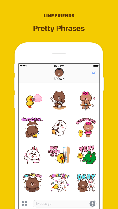 LINE FRIENDS Pretty Phrases screenshot 2