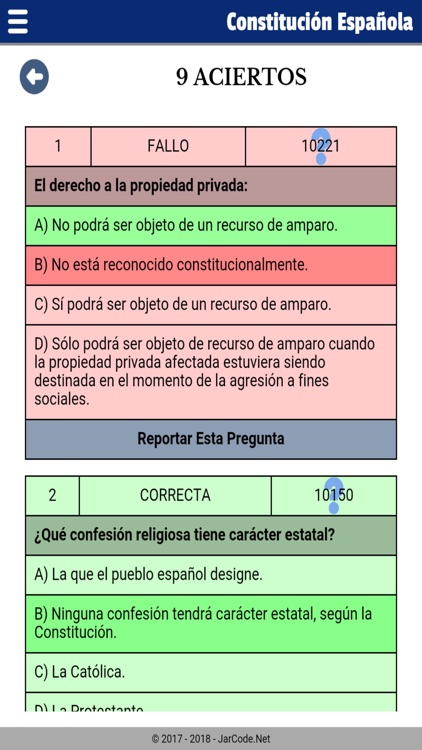 Tests constitución Española screenshot-7