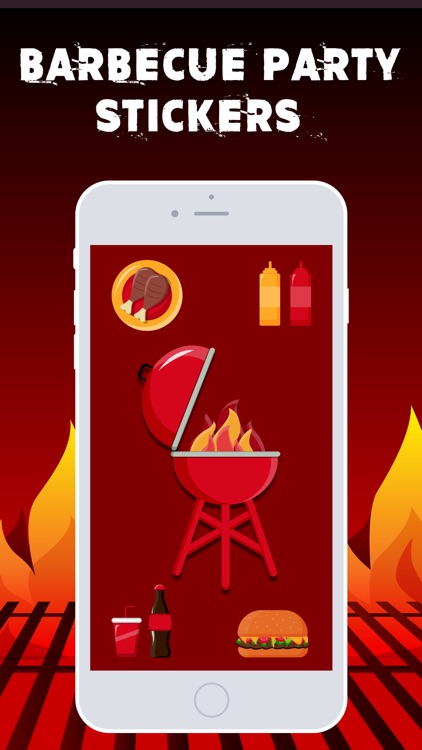 Barbecue Party Stickers