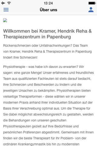 Reha & Therapiezentrum Kramer screenshot 2