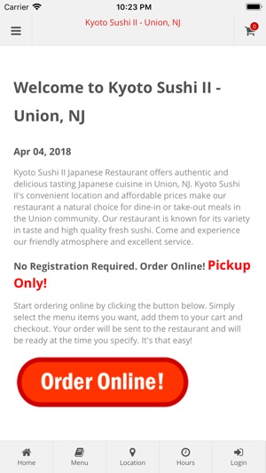 Kyoto Sushi II Union NJ(圖1)-速報App