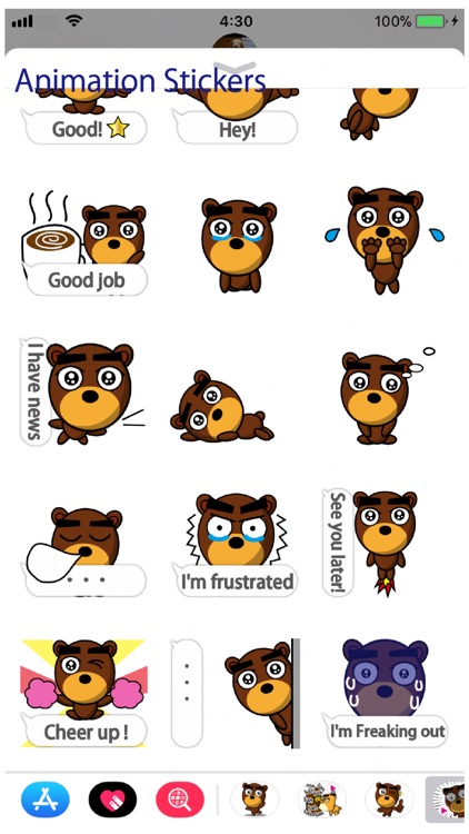 Beb Animation 4 Stickers screenshot-3