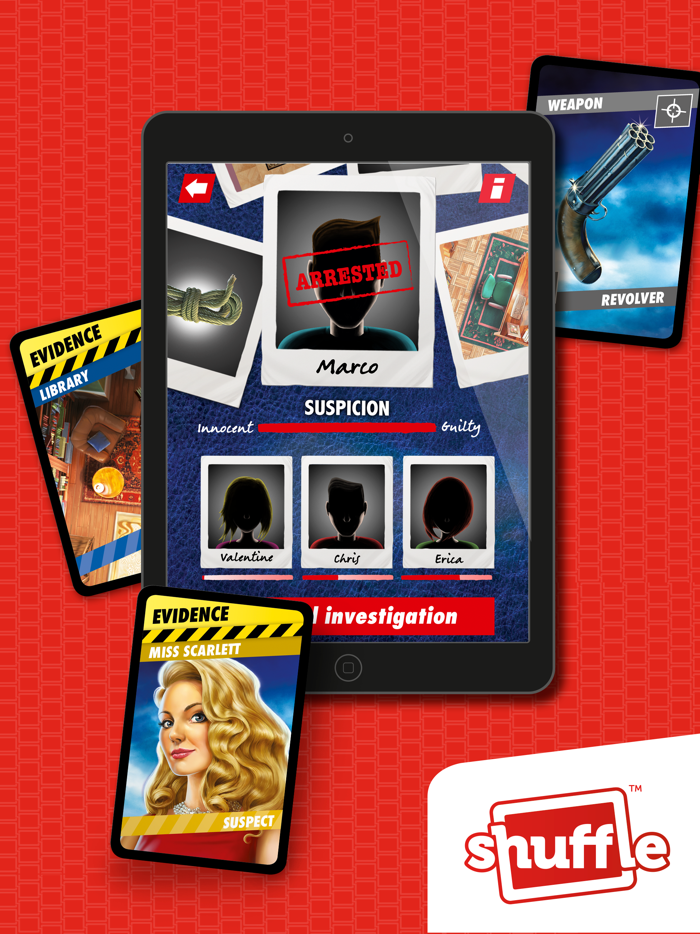 CLUEDOCards by Shuffle