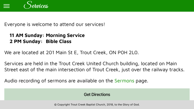 Trout Creek Baptist Church(圖7)-速報App