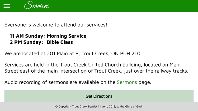 Trout Creek Baptist Church screenshot-6