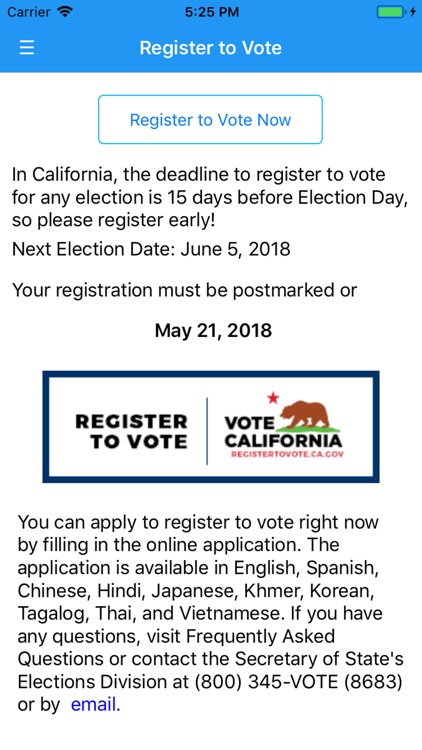 Vote California