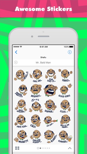 Mr. Bald Man stickers(圖1)-速報App