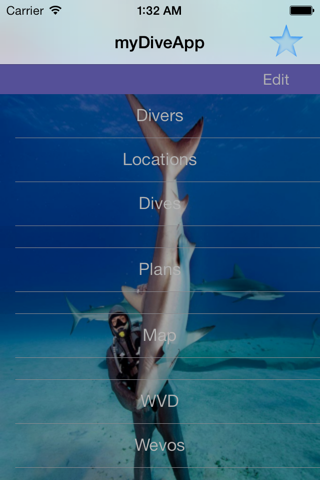 myDiveApp screenshot 2