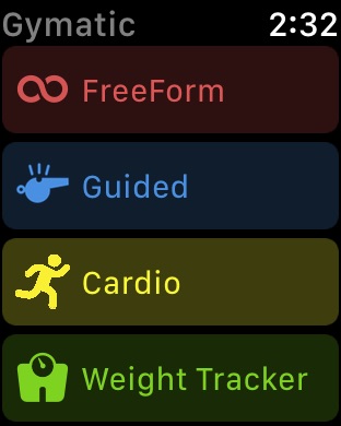 gymatic workout tracker