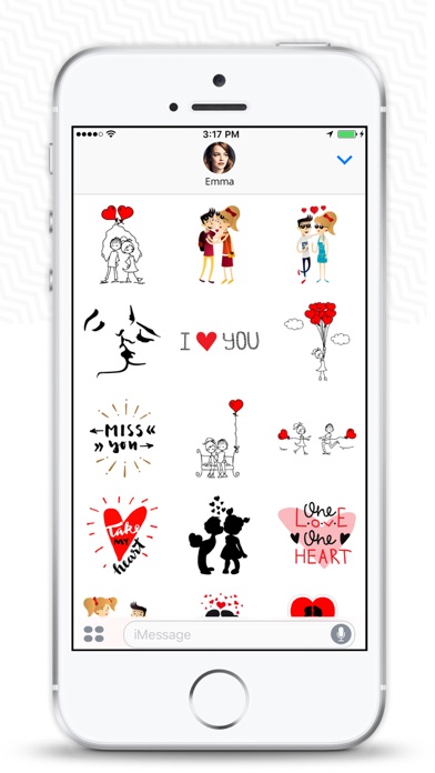 Love Stickers - for iMessage screenshot 2