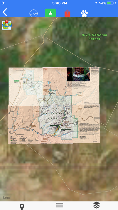 Zion National Park Tour Maps screenshot 3