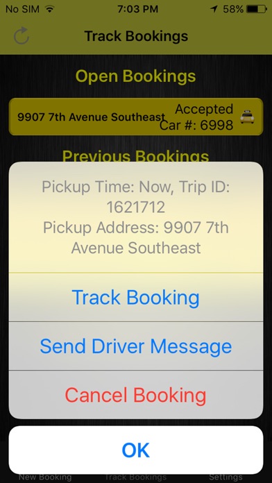 Yellow Cab of Snohomish County screenshot 3