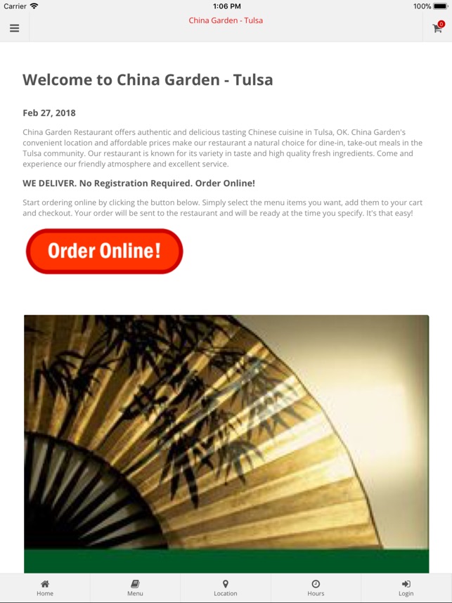 China Garden Tulsa Im App Store