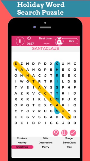 Christmas Words Search Puzzle(圖1)-速報App