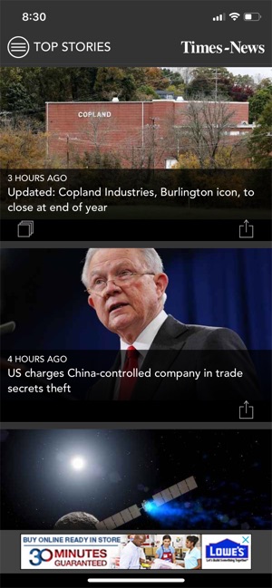 The Times-News, Burlington, NC(圖3)-速報App