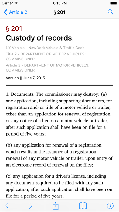 How to cancel & delete New York Vehicle and Traffic Code (LawStack Ser.) from iphone & ipad 2