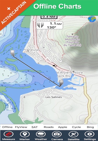 Boating Mauritius HD GPS Chart screenshot 2