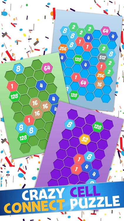 Hexagon 2048-new word fun games