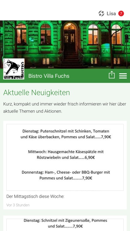 Bistro Villa Fuchs