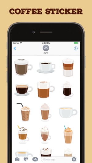 Coffee - Hot Coffee Party Stickers(圖2)-速報App