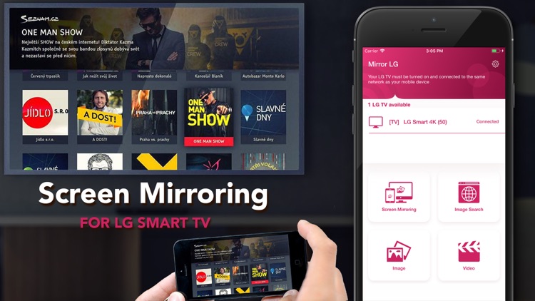Mirror for LG TV Streamer