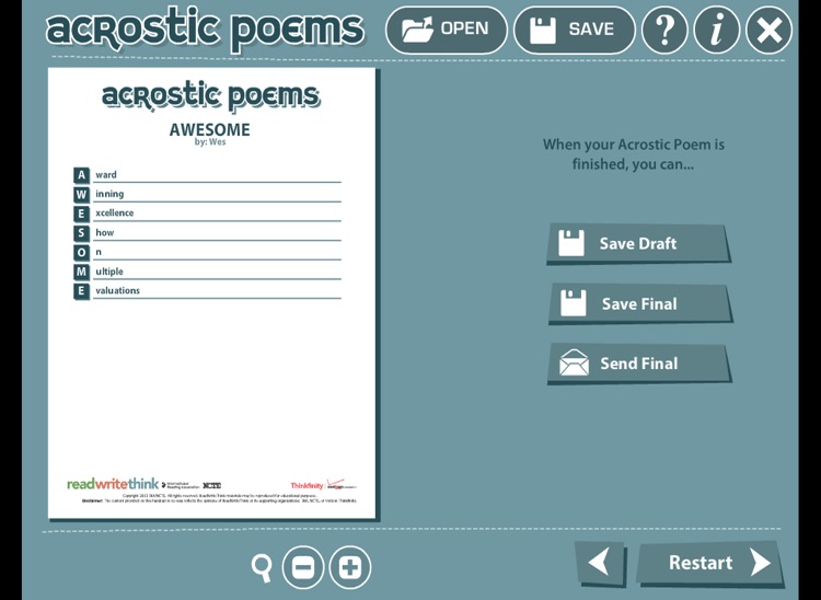 Acrostic Poem screenshot-4