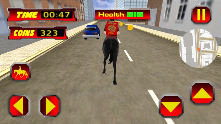 Pizza Delivery Boy- Horse Ride screenshot-3