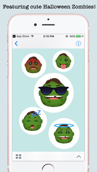 Zombies Halloween Emojis screenshot 4