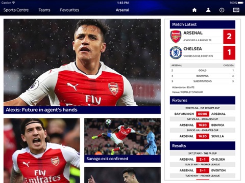 Sky Sports for iPad screenshot 3