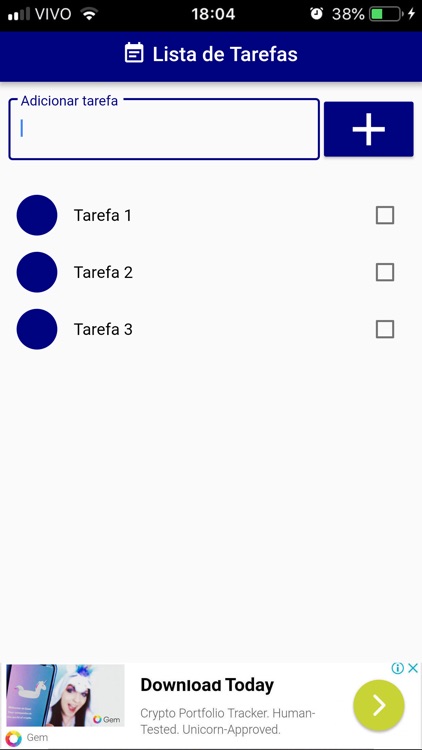 Lista de Tarefas MDV