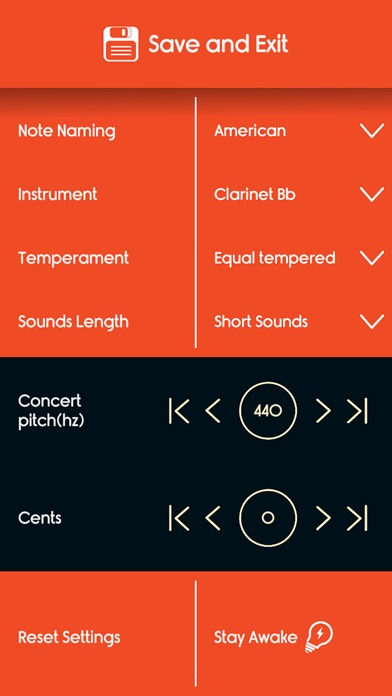 Clarinet Tuner screenshot 2