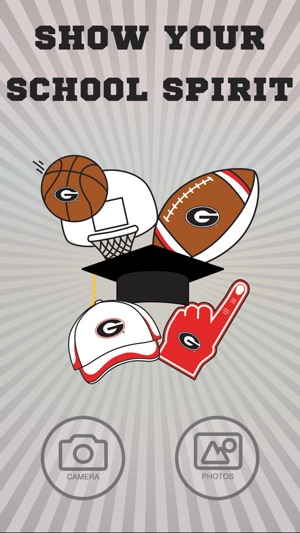 Georgia Bulldogs PLUS Selfie Stickers