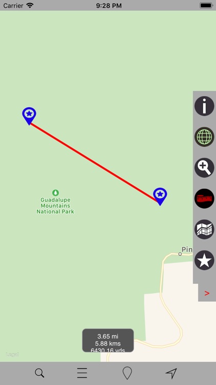 Guadalupe Mountains N Park GPS screenshot-4