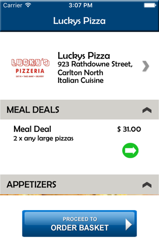 Luckys Pizzeria screenshot 3