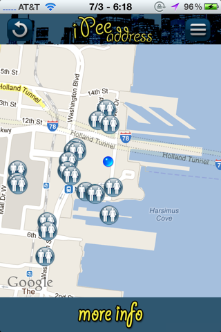 iPee Address - Restroom Finder screenshot 2