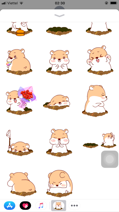 Animated Hamsters Stickers screenshot 3