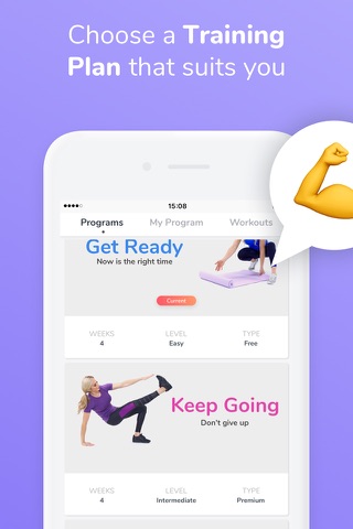 Gymnadz - Women's Fitness App screenshot 2